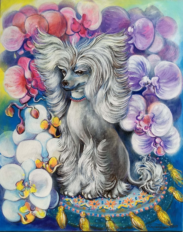 Dog Princess by artist Anastasia Shimanskaya
